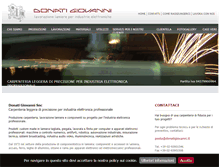 Tablet Screenshot of donatigiovanni.it